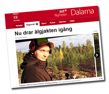 Älgjakt SVT Dalarna 2015
