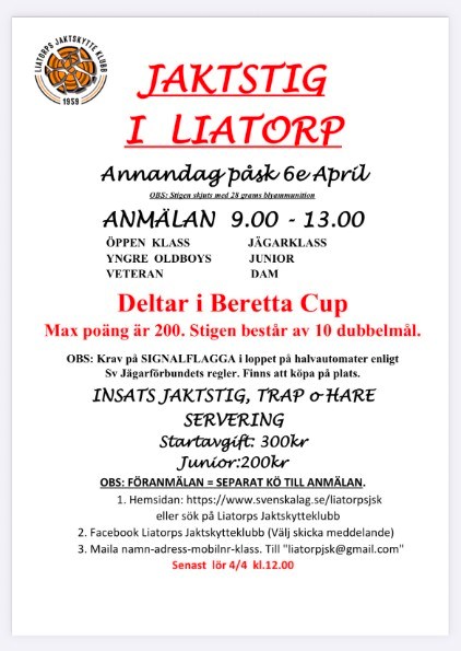 En stig som passar alla skyttar, nybörjare såväl som mer erfarna!