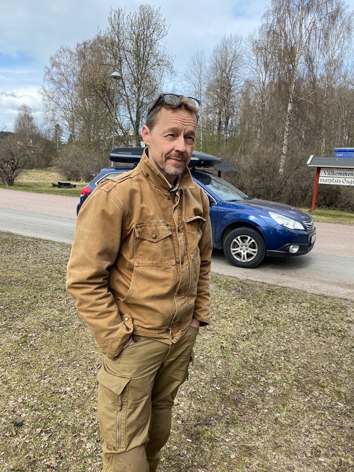 Henric Lindh, verksamhetsutvecklare vid Studiefrämjandet i Falun, är också engagerad i styrelsen för viltvårdsföreningen i Björbo. Foto Christer Gruhs