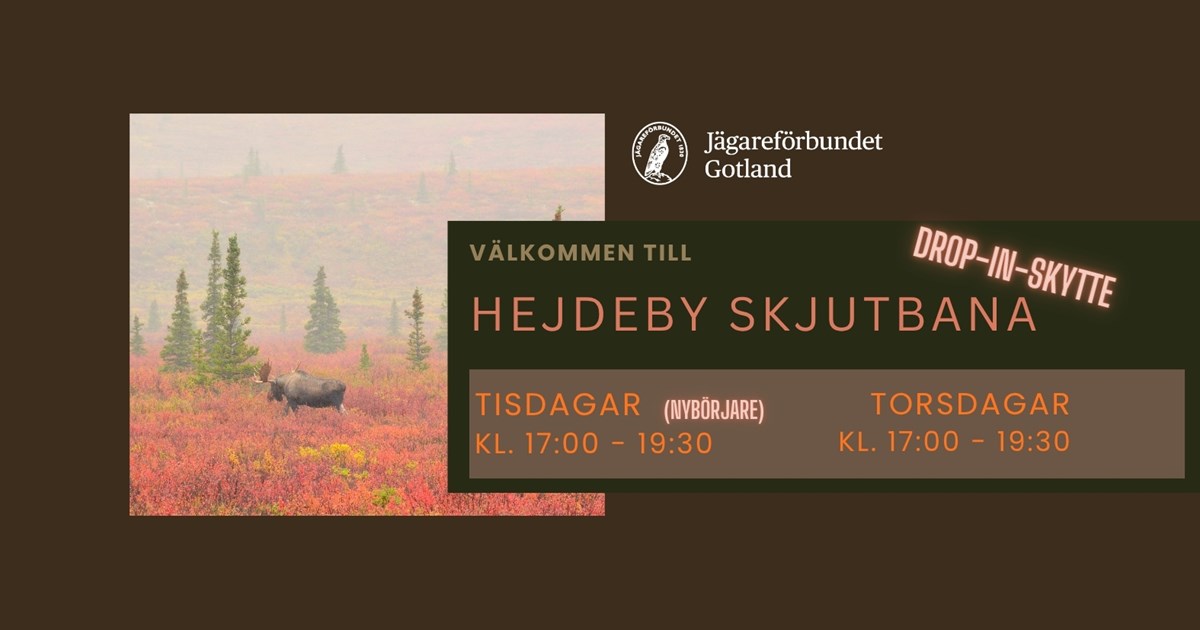 Skytte på Gotland - Jägareförbundet Gotland