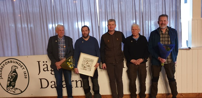 Fr.v Åke Berglund, Jonny Persson, Bo Sköld, Björn Sinders, Anders Wiklund Foto: Ulf Danielsson