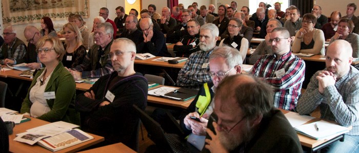 Cirka 90 personer deltar i viltforskningsdagarna på Öster Malma. Foto: Magnus Rydholm