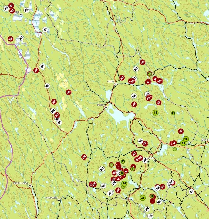Vargspillning Dalarna 2017-11-28