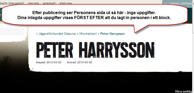 Skapa kontakt