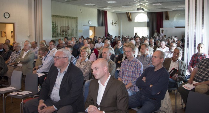 Ca 140 personer deltog i Älgseminariet på Öster Malma.
