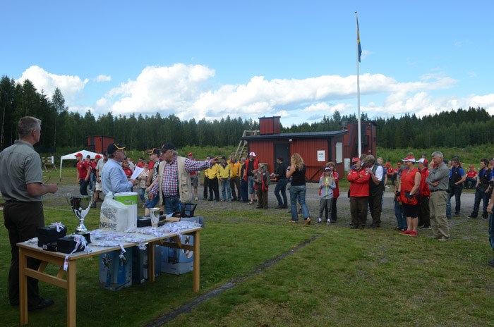 I väntan på prisutdelningen.