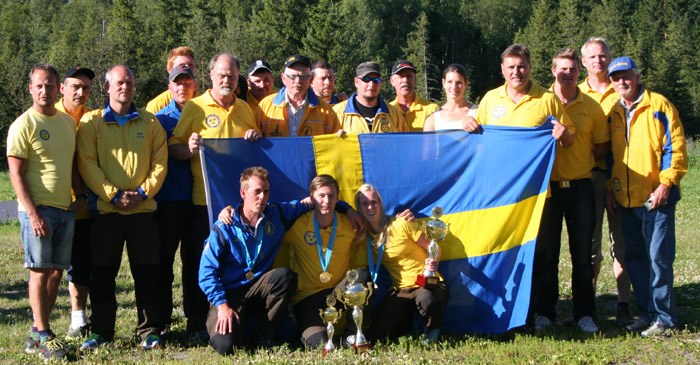 Det Svenska laget på plats i Finland. Foto: Saila Larsson